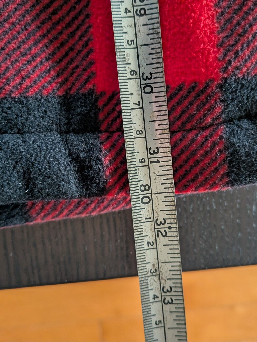 Volcom Mens Fleece Quilt Lined Overshirt Insulated Jacket Red Buffalo Plaid XL - Picture 9 of 13